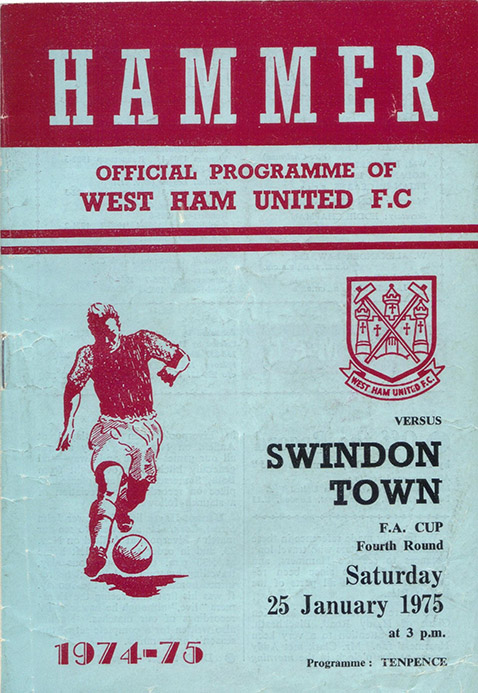 <b>Saturday, January 25, 1975</b><br />vs. West Ham United (Away)